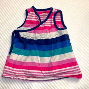 Tea Collection striped wrap tank top